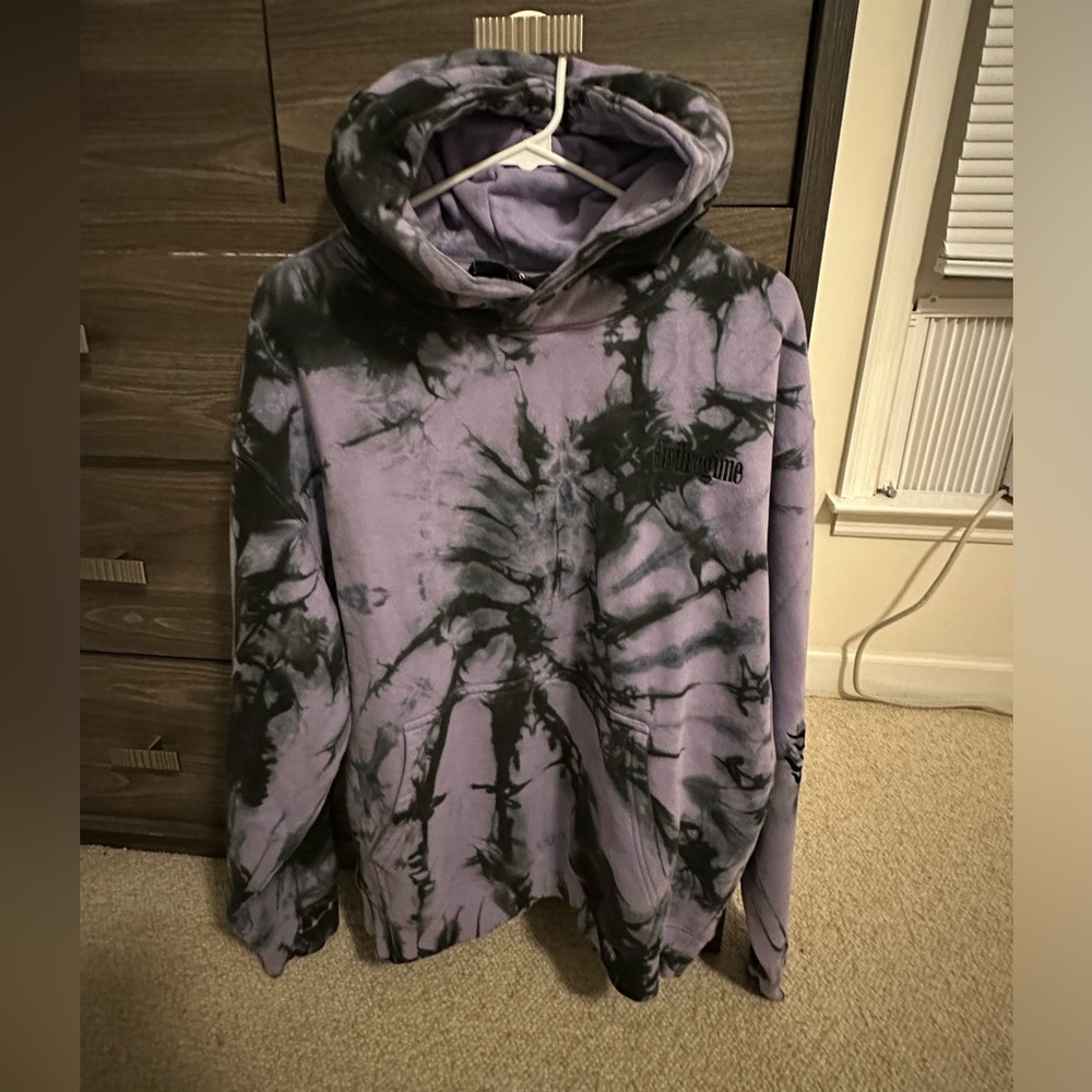 Purple tie dye Civil Regime Hoodie